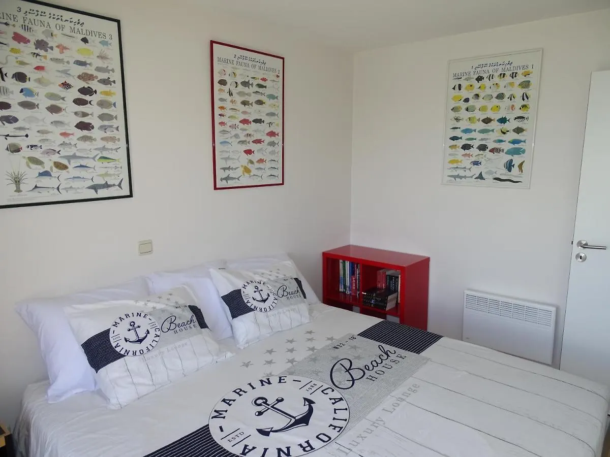 Luxury App, Frontal Sea View + South Terrace + Garage Apartment Middelkerke Belgium