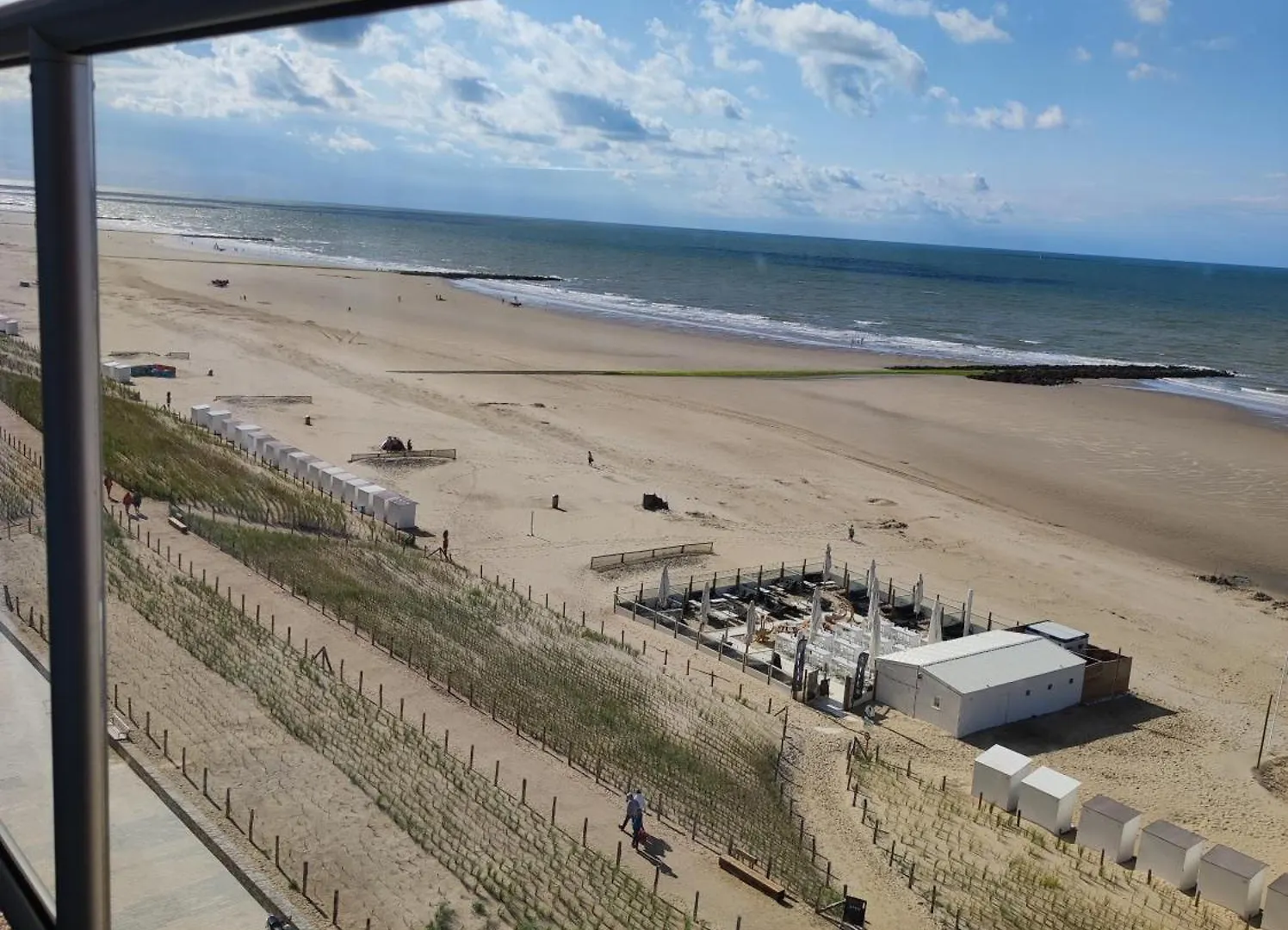 Luxury App, Frontal Sea View + South Terrace + Garage Apartment Middelkerke Belgium